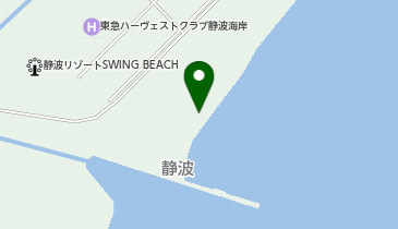静波・旧堤横(サーフスポット)の地図画像