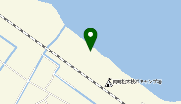 松太枝浜(サーフスポット)の地図画像