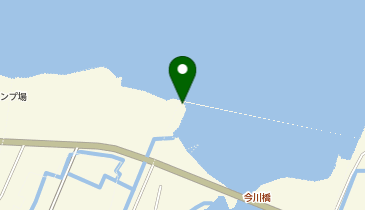 常願寺川河口(サーフスポット)の地図画像