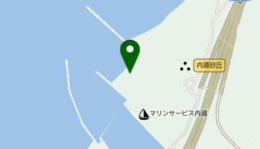 マリーナいけす(サーフスポット)の地図画像