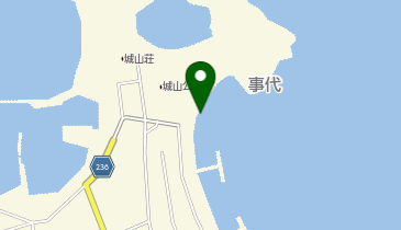 城山(サーフスポット)の地図画像