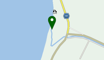 水晶浜(サーフスポット)の地図画像