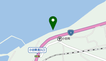 小田(サーフスポット)の地図画像