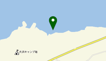 角島(サーフスポット)の地図画像