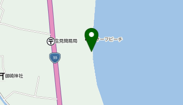 生見(サーフスポット)の地図画像