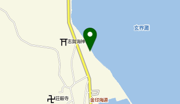 志賀島リーフ(サーフスポット)の地図画像