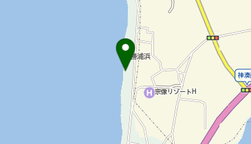 勝浦(サーフスポット)の地図画像