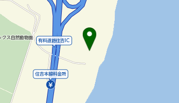 動物園裏(サーフスポット)の地図画像