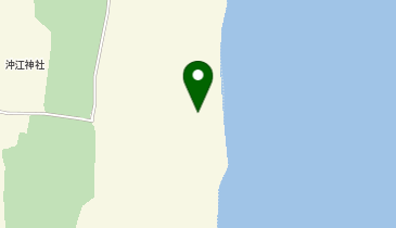 ギャップ裏(サーフスポット)の地図画像