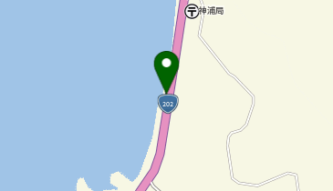 神浦(サーフスポット)の地図画像