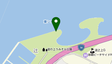 安謝(サーフスポット)の地図画像