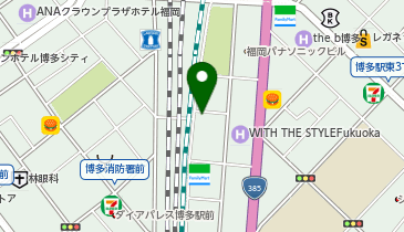 テアトルアカデミー福岡校の地図画像