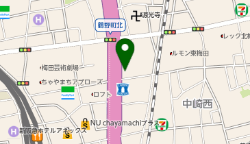 ディオクリニック 梅田院の地図画像