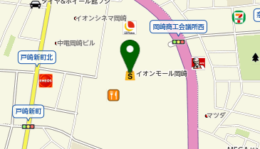 尾張さんわ屋 ジェイアール名古屋タカシマヤフードメゾン岡崎店の地図画像