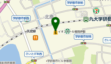 100時間CURRY(カレー) イオンモール福岡伊都店の地図画像