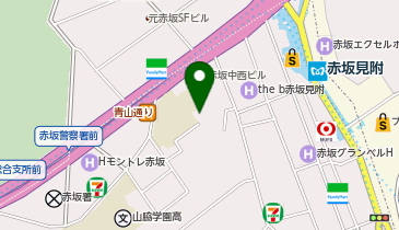 赤坂一ツ木陵苑の地図画像