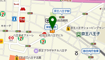 Ash(アッシュ) 八王子店の地図画像