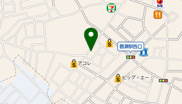 鶏笑 鶴瀬店の地図画像