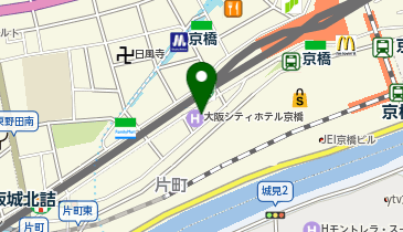 鶏笑 京橋店の地図画像