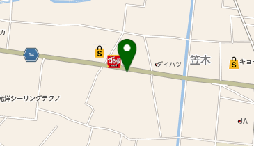 鶏笑 藍住店の地図画像