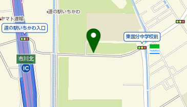 国分川調節池緑地多目的広場の地図画像