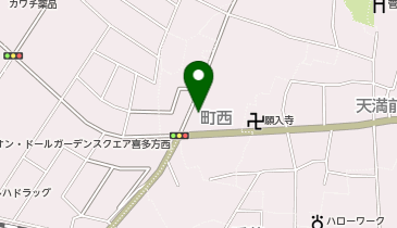 クスリのアオキ 喜多方西店の地図画像