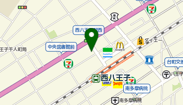 華雅苑 西八王子店の地図画像