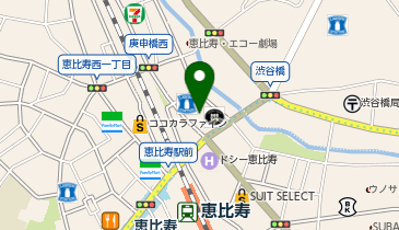 ZOO(ズー) 恵比寿の地図画像