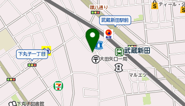 はやぶさ薬局 武蔵新田店の地図画像