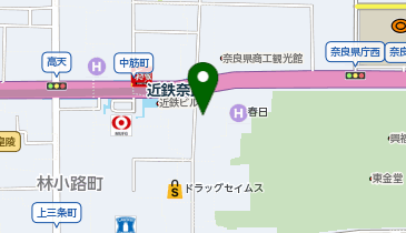 うなぎのねどこ えどがわ近鉄奈良駅前店の地図画像