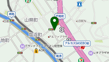 PlayGraden(プレイガーデン)佐世保京町店の地図画像