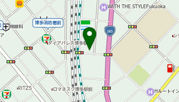 ASO(アソウ)ポップカルチャー専門学校の地図画像