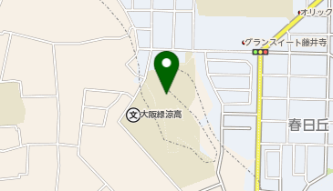 大阪緑涼高等学校の地図画像