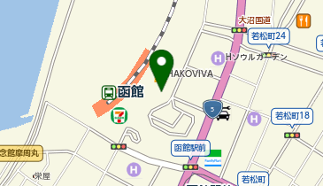 ジョニーのからあげ 函館駅前店の地図画像