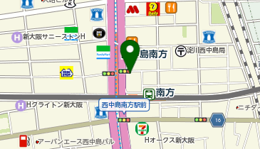 ジョニーのからあげ 西中島店の地図画像