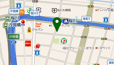 ジョニーのからあげ 桜川店の地図画像