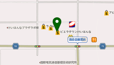 ジョニーのからあげ 京都精華光台店の地図画像