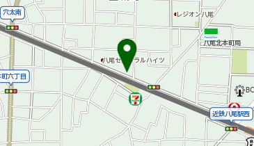 ジョニーのからあげ 近鉄八尾店の地図画像