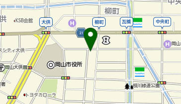 ジョニーのからあげ 岡山店の地図画像