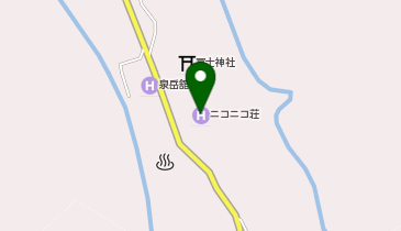 北下呂・湯屋温泉 炭酸泉の温泉旅館 ニコニコ荘の地図画像