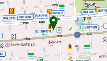 スパゲティハウス チャオ BINO栄店の地図画像