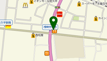 横浜家系ラーメン 魂心家 佐久平店の地図画像