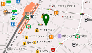 柏 神戸牛 鉄板焼き 雪月花の地図画像