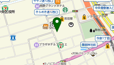 アインズ&トルペ 福岡天神西通り店の地図画像