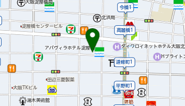 割烹かせのの地図画像