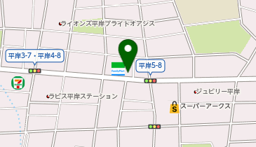 フライアーパークの地図画像