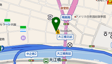 関電不動産梅田新道ビルの地図画像