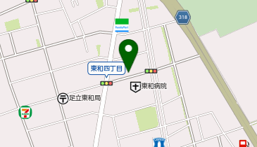 亀有東和動物病院の地図画像