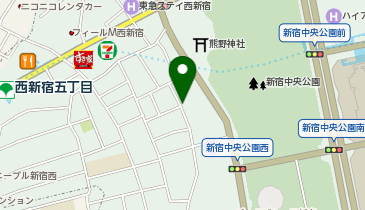 平山朗子 フラメンコスタジオの地図画像