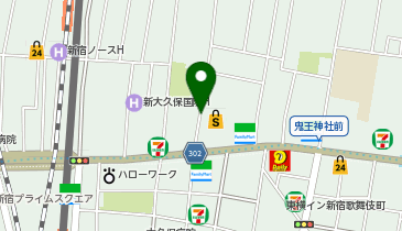 幸運占館 1号館の地図画像